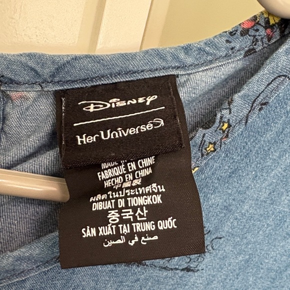 Disney Her Universe Mickey & Friends Chambray with pockets XL - Picture 4 of 6